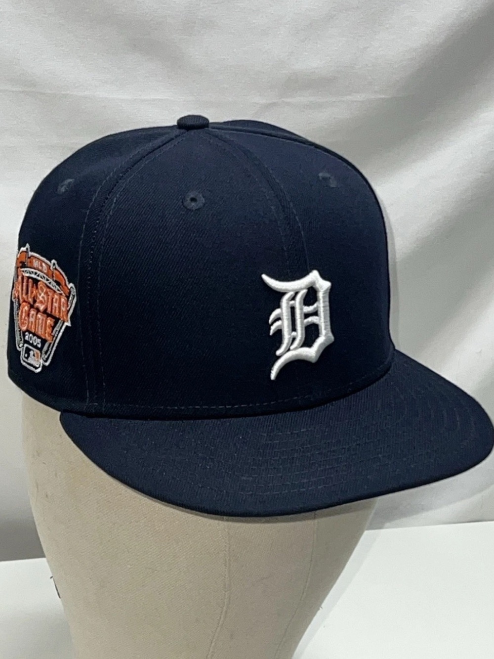 Detroit Tigers New Era 59fifty Fitted Navy Hat ‘05 All Star Game Patch Size 7